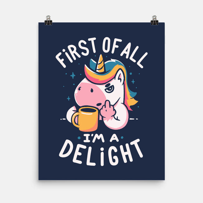 I'm A Delight-None-Matte-Poster-koalastudio