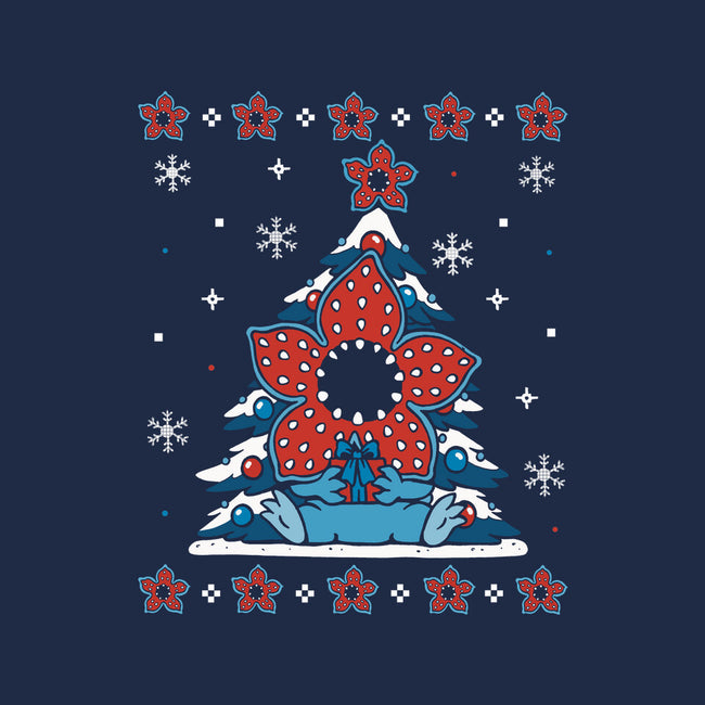 Stranger Christmas-Womens-V-Neck-Tee-Vallina84