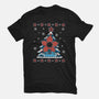 Stranger Christmas-Womens-Fitted-Tee-Vallina84