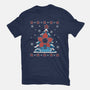 Stranger Christmas-Womens-Fitted-Tee-Vallina84