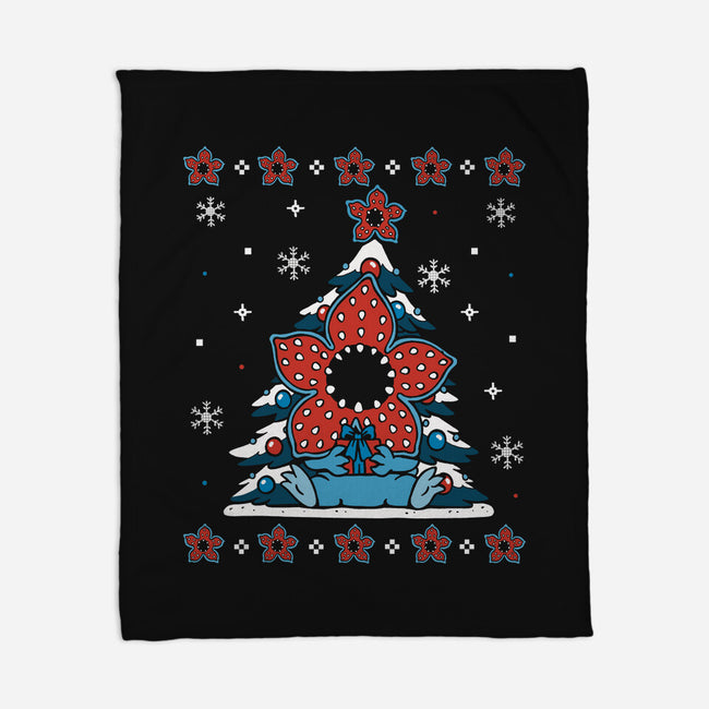 Stranger Christmas-None-Fleece-Blanket-Vallina84
