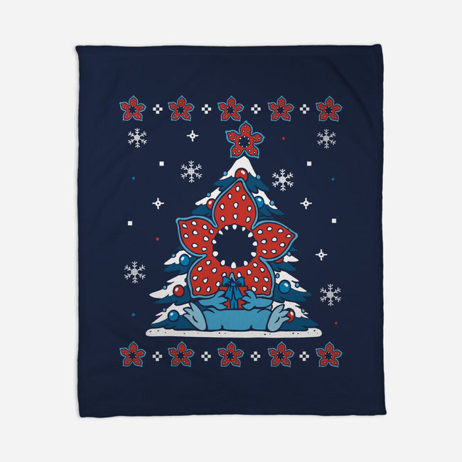 Stranger Christmas-None-Fleece-Blanket-Vallina84