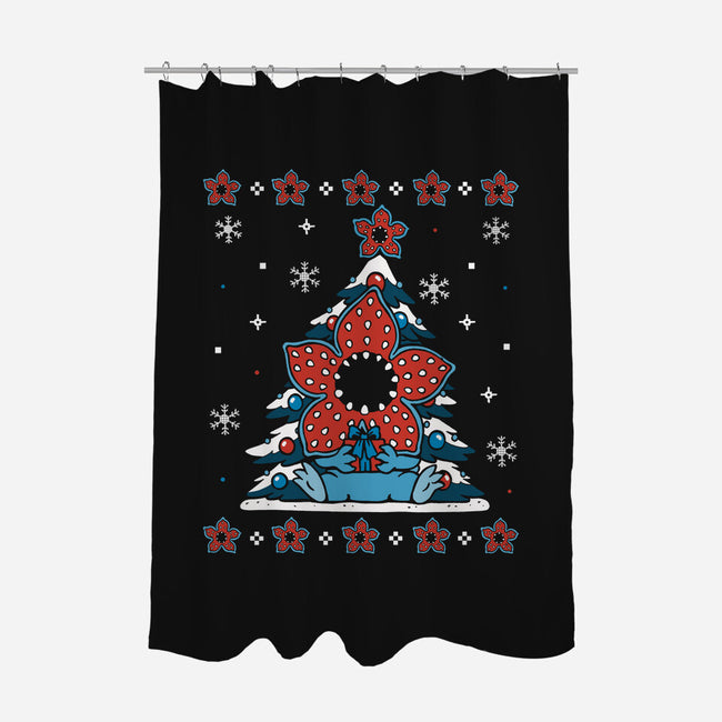 Stranger Christmas-None-Polyester-Shower Curtain-Vallina84