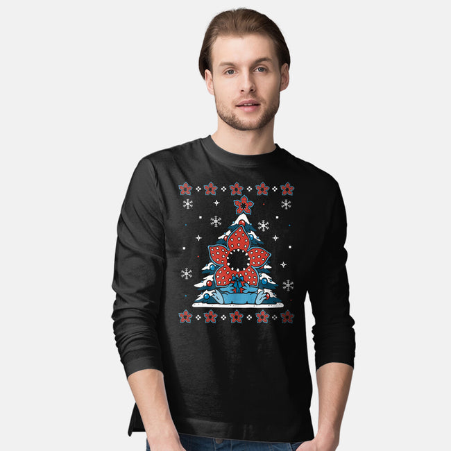 Stranger Christmas-Mens-Long Sleeved-Tee-Vallina84
