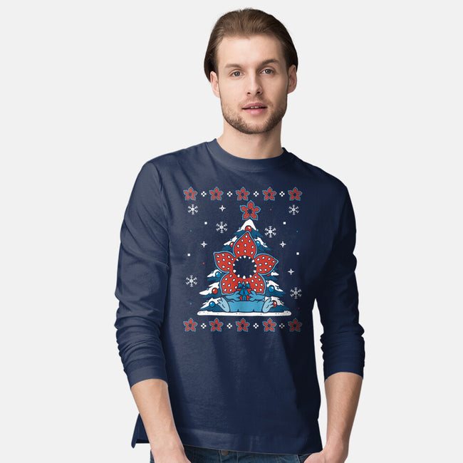 Stranger Christmas-Mens-Long Sleeved-Tee-Vallina84