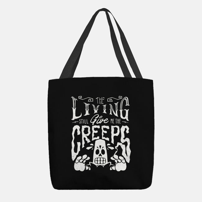 The Living Give Me The Creeps-None-Basic Tote-Bag-estudiofitas