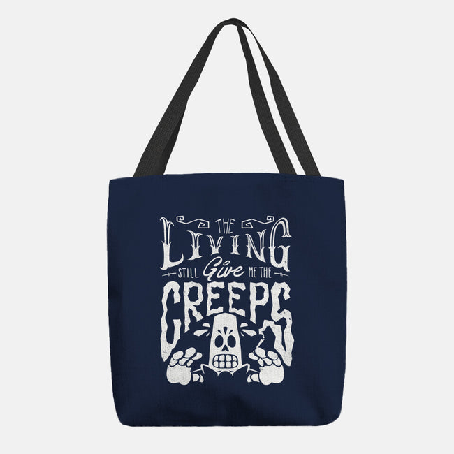 The Living Give Me The Creeps-None-Basic Tote-Bag-estudiofitas