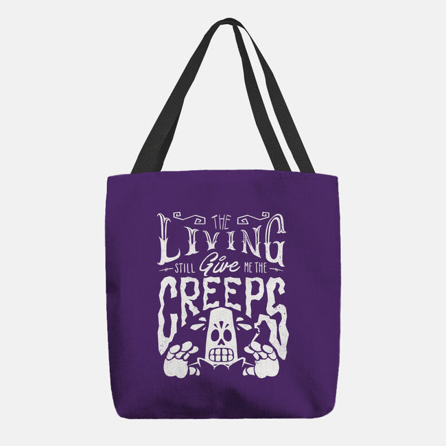 The Living Give Me The Creeps-None-Basic Tote-Bag-estudiofitas