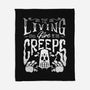 The Living Give Me The Creeps-None-Fleece-Blanket-estudiofitas