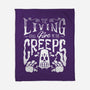 The Living Give Me The Creeps-None-Fleece-Blanket-estudiofitas