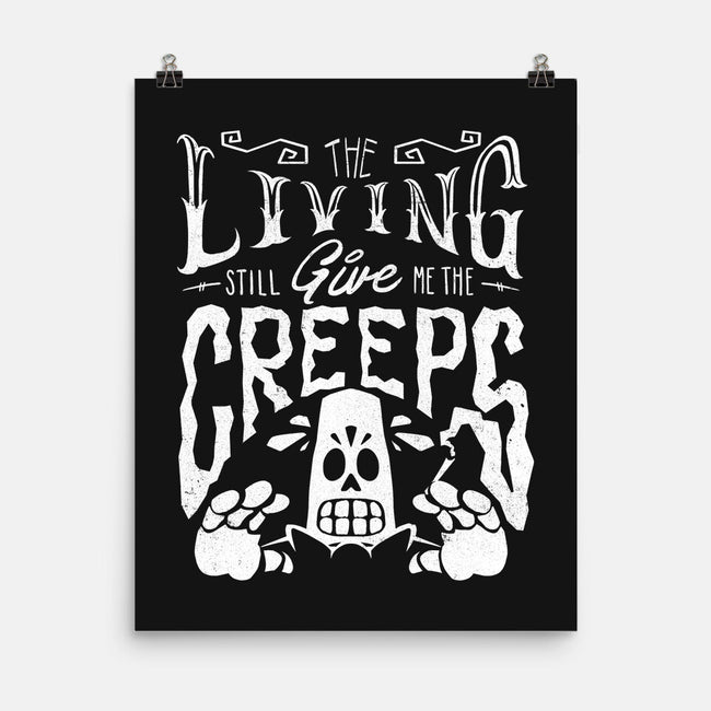 The Living Give Me The Creeps-None-Matte-Poster-estudiofitas
