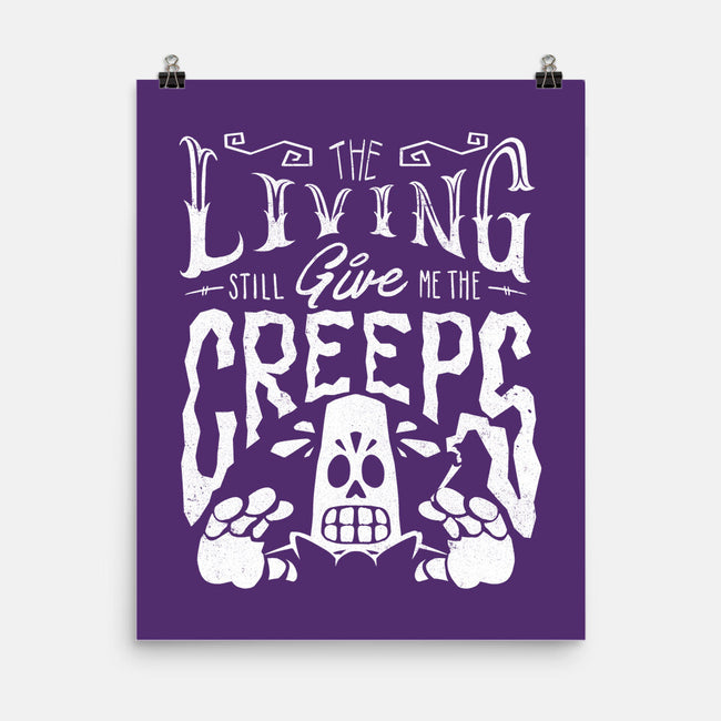 The Living Give Me The Creeps-None-Matte-Poster-estudiofitas