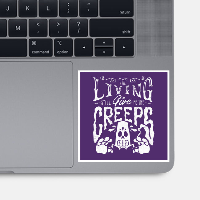 The Living Give Me The Creeps-None-Glossy-Sticker-estudiofitas