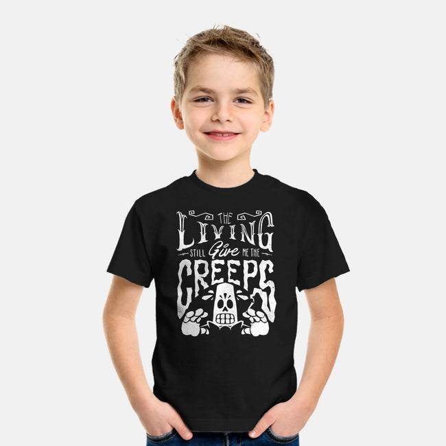 The Living Give Me The Creeps-Youth-Basic-Tee-estudiofitas