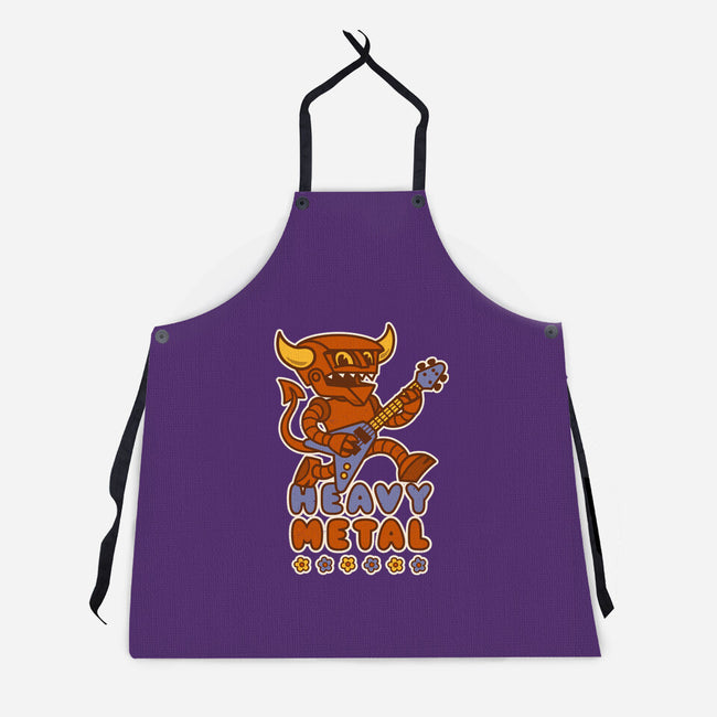 Heavy Metal-Unisex-Kitchen-Apron-Nemons