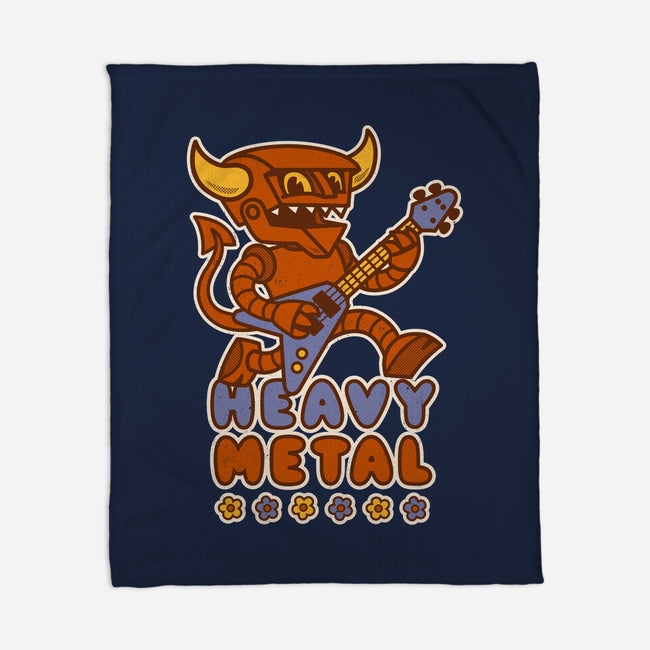 Heavy Metal-None-Fleece-Blanket-Nemons