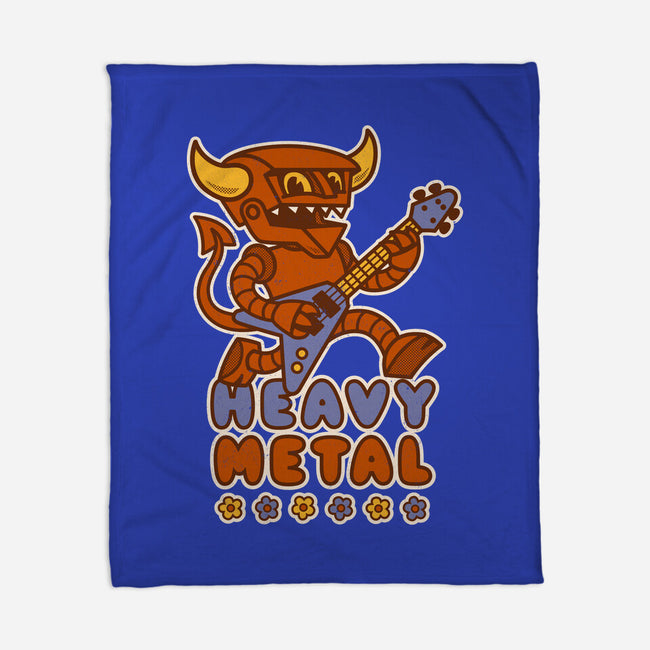 Heavy Metal-None-Fleece-Blanket-Nemons