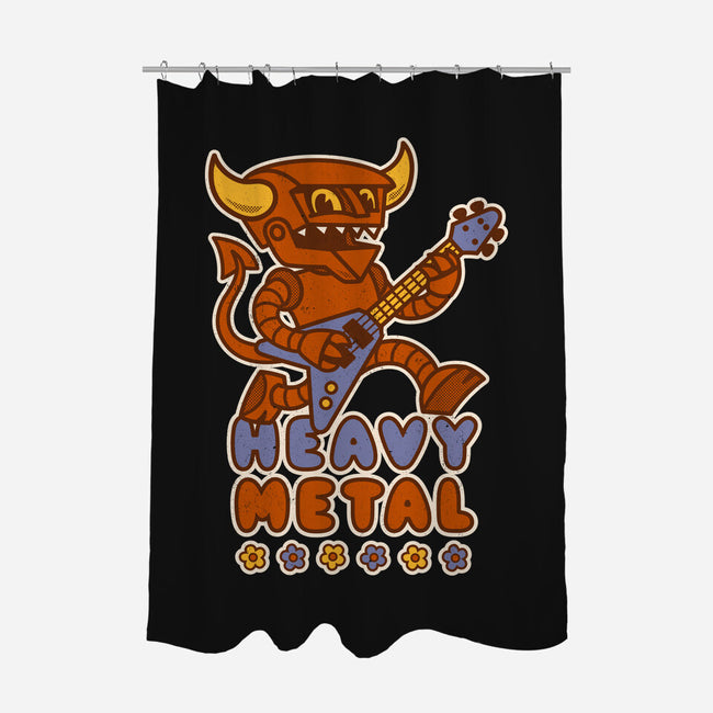 Heavy Metal-None-Polyester-Shower Curtain-Nemons