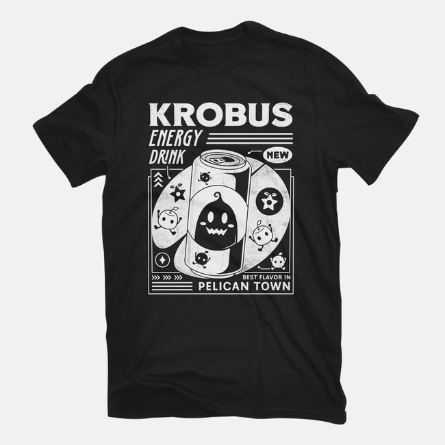 Krobus Energy Drink Grunge-Womens-Basic-Tee-LAGELANTEE