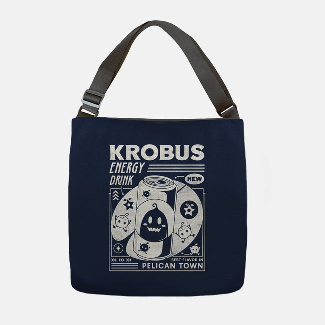 Krobus Energy Drink Grunge-None-Adjustable Tote-Bag-LAGELANTEE