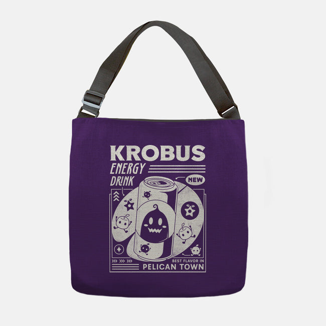 Krobus Energy Drink Grunge-None-Adjustable Tote-Bag-LAGELANTEE