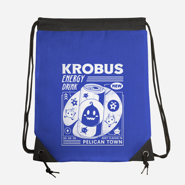 Krobus Energy Drink Grunge-None-Drawstring-Bag-LAGELANTEE