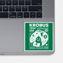 Krobus Energy Drink Grunge-None-Glossy-Sticker-LAGELANTEE