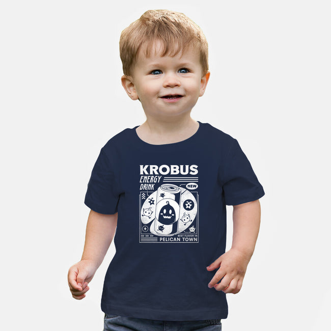 Krobus Energy Drink Grunge-Baby-Basic-Tee-LAGELANTEE