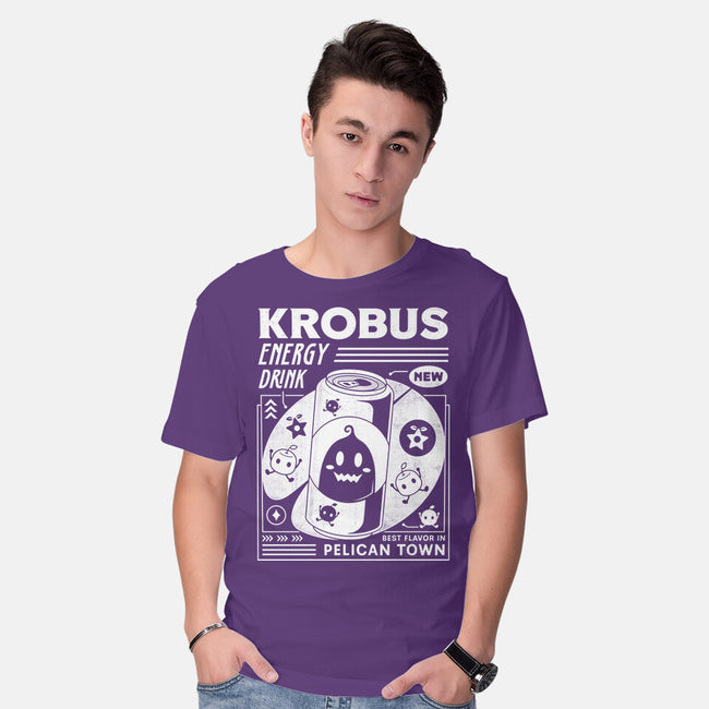 Krobus Energy Drink Grunge-Mens-Basic-Tee-LAGELANTEE