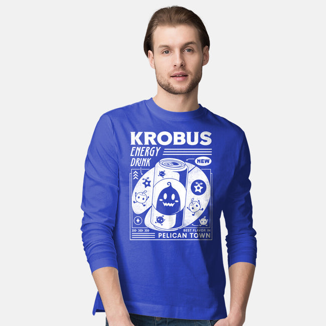 Krobus Energy Drink Grunge-Mens-Long Sleeved-Tee-LAGELANTEE