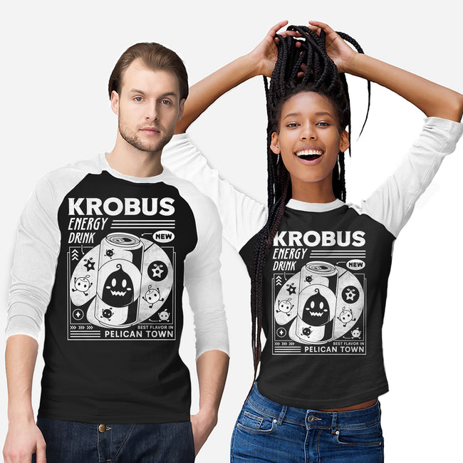Krobus Energy Drink Grunge-Unisex-Baseball-Tee-LAGELANTEE