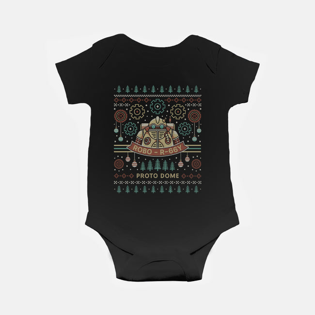 Proto Dome Robo Ugly Sweater-Baby-Basic-Onesie-LAGELANTEE