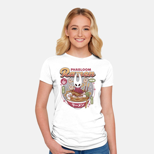 Pharloom Ramen Vintage-Womens-Fitted-Tee-LAGELANTEE