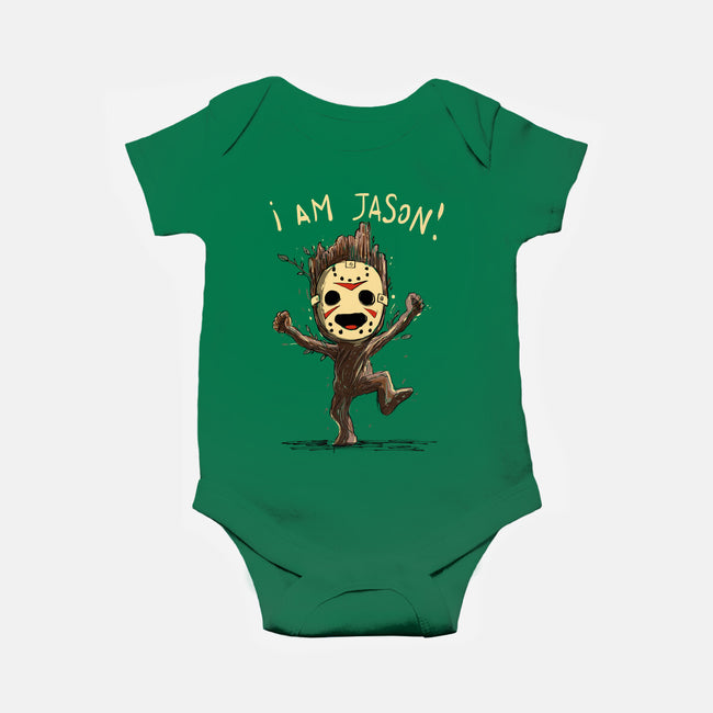 I Am Jason-Baby-Basic-Onesie-kharmazero