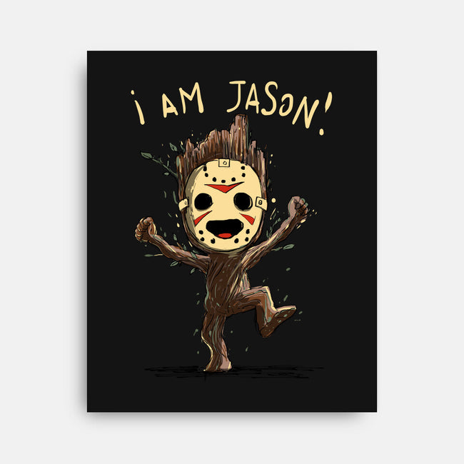 I Am Jason-None-Stretched-Canvas-kharmazero
