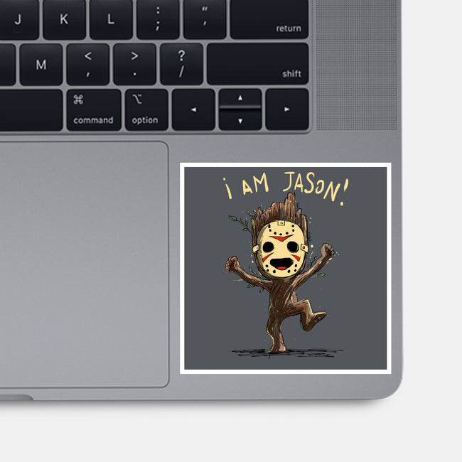 I Am Jason-None-Glossy-Sticker-kharmazero