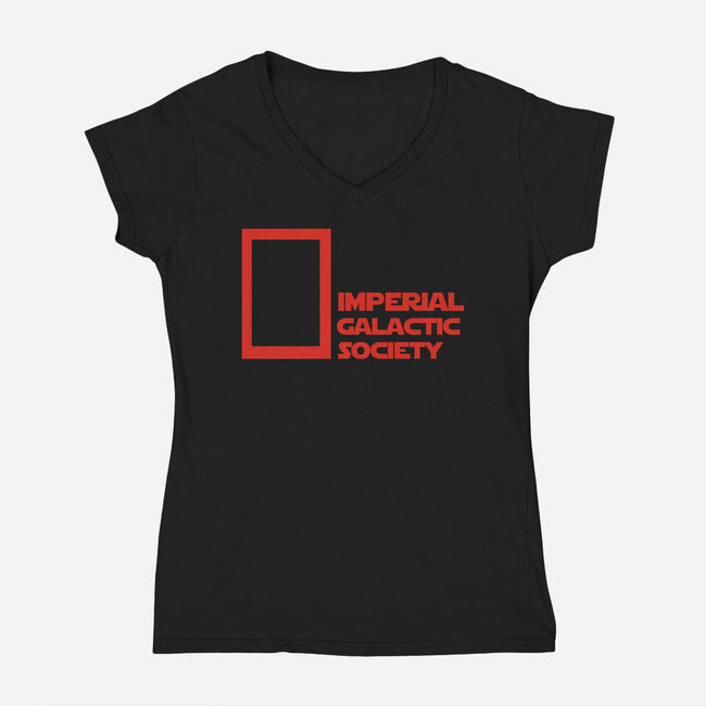 Imperial Galactic Society-Womens-V-Neck-Tee-kharmazero