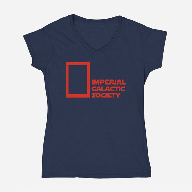 Imperial Galactic Society-Womens-V-Neck-Tee-kharmazero