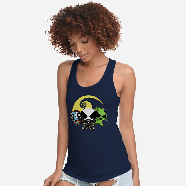 The Nightmarepuffs-Womens-Racerback-Tank-Barbadifuoco