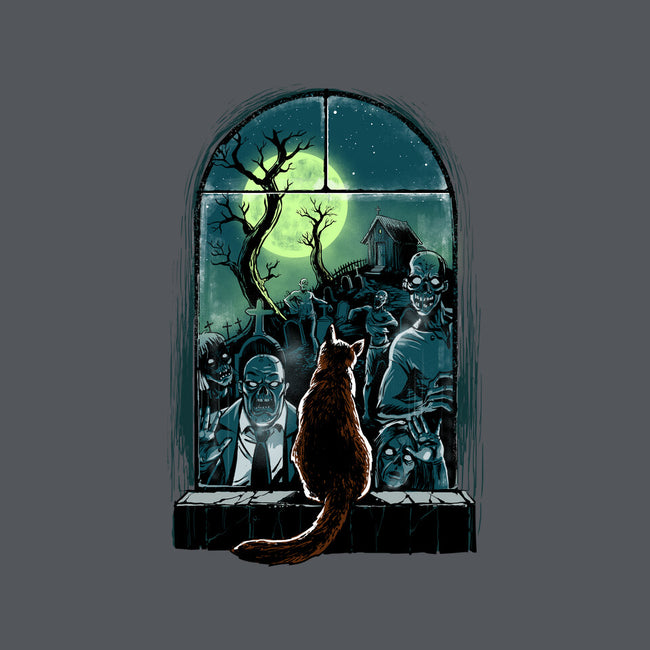 Watching The Zombies-None-Fleece-Blanket-zascanauta