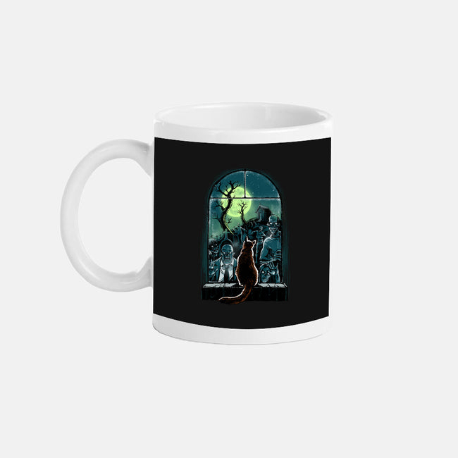 Watching The Zombies-None-Mug-Drinkware-zascanauta