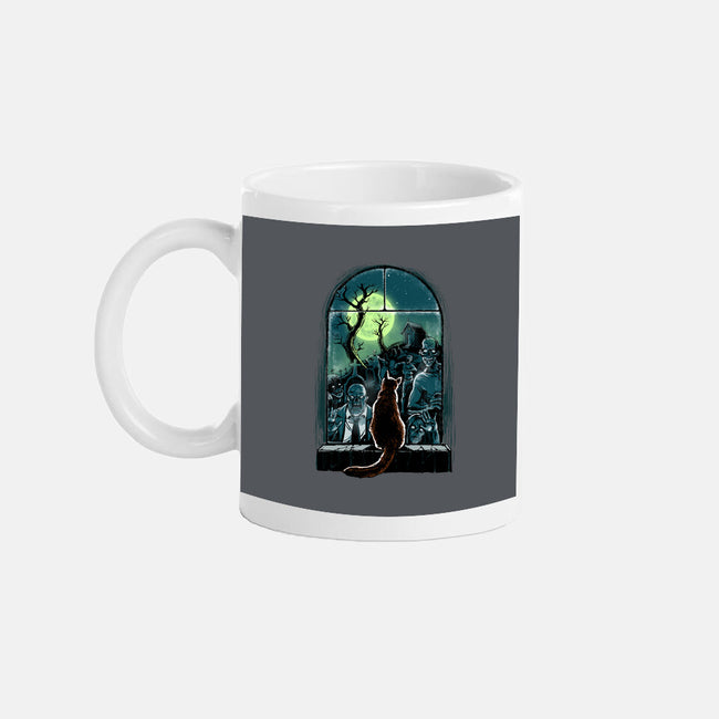 Watching The Zombies-None-Mug-Drinkware-zascanauta