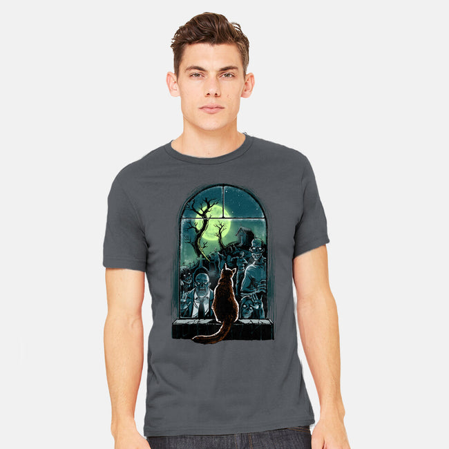 Watching The Zombies-Mens-Heavyweight-Tee-zascanauta