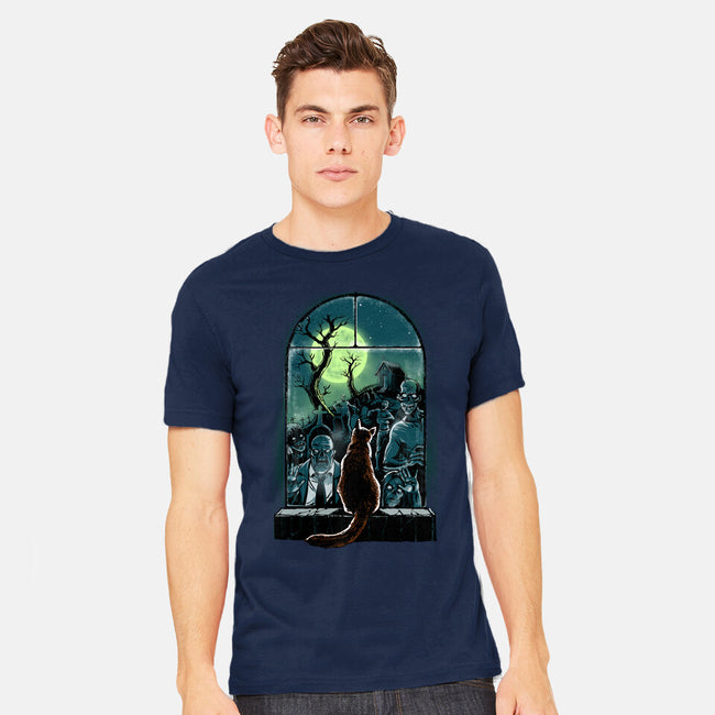 Watching The Zombies-Mens-Heavyweight-Tee-zascanauta