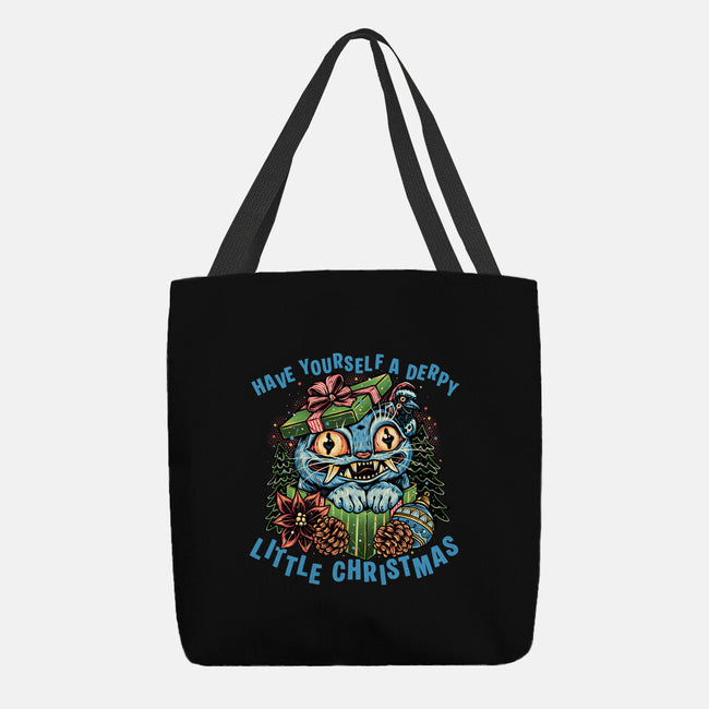 Derpy Christmas-None-Basic Tote-Bag-glitchygorilla