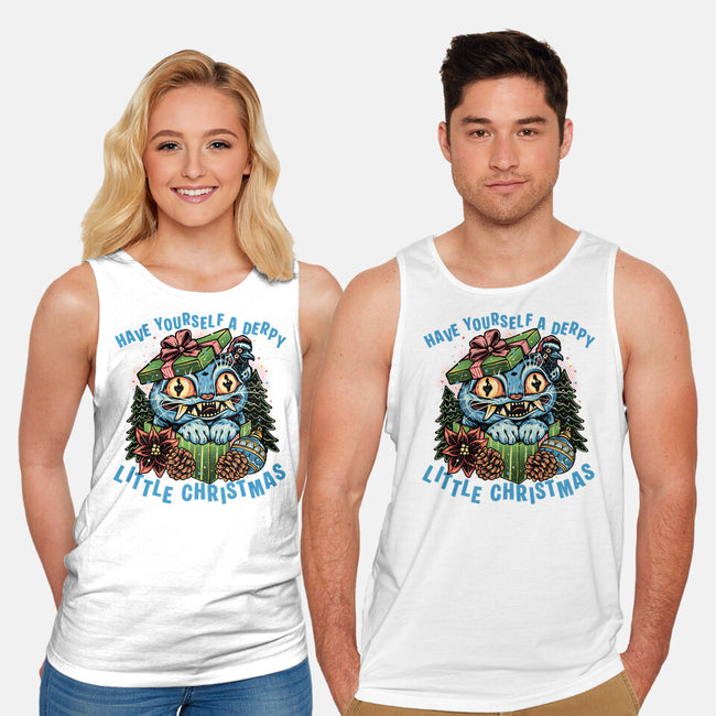 Derpy Christmas-Unisex-Basic-Tank-glitchygorilla