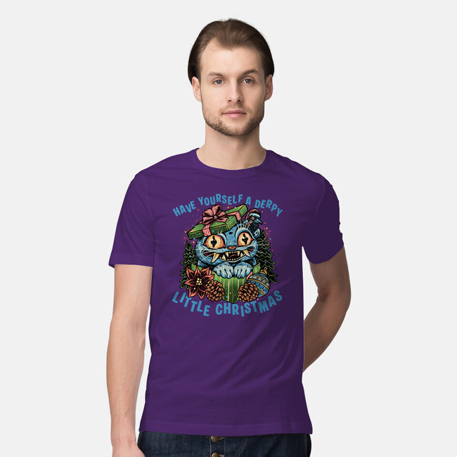 Derpy Christmas-Mens-Premium-Tee-glitchygorilla