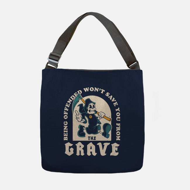 Saved From The Grave-None-Adjustable Tote-Bag-Nemons