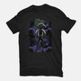 Low Shadow Nebula-Womens-Fitted-Tee-Astrobot Invention