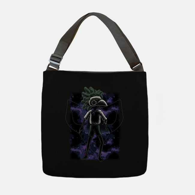 Low Shadow Nebula-None-Adjustable Tote-Bag-Astrobot Invention